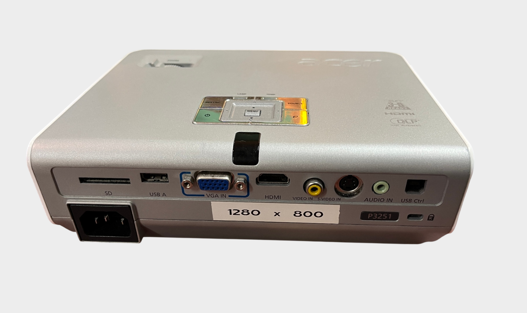 Acer P3251 DLP Beamer Projektor WXGA HDMI VGA USB Tasche 2100 ANSI