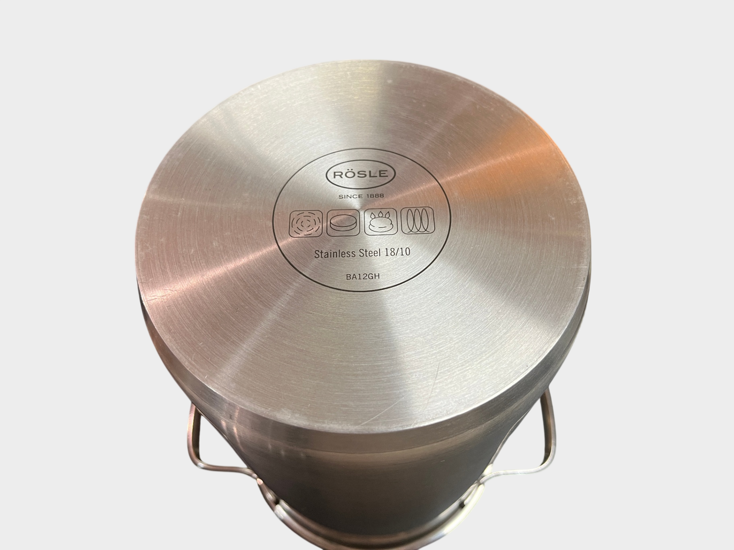 RÖSLE Elegance Spargeltopf Pastatopf 17 cm 4,5 L Edelstahl