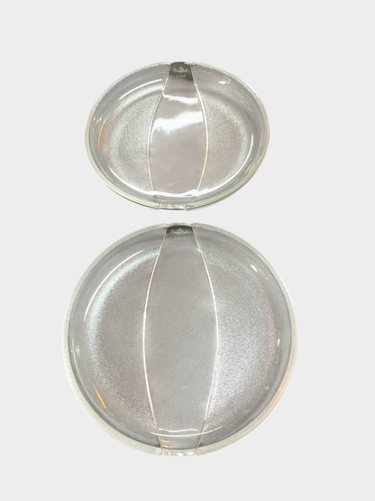 Rosenthal Paso Doble Glas Servierplatten 2er Set 16 cm