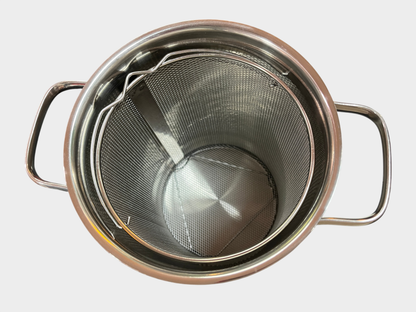 RÖSLE Elegance Spargeltopf Pastatopf 17 cm 4,5 L Edelstahl