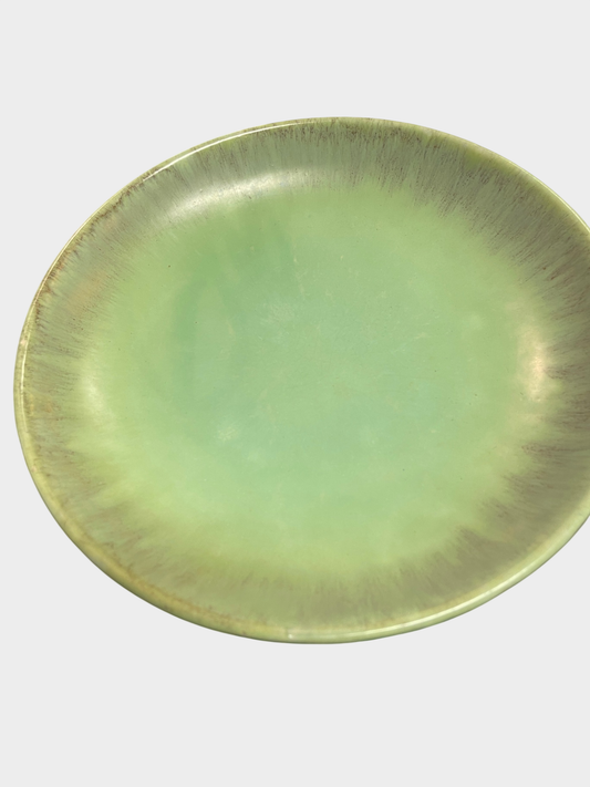 Vintage Keramik Anbietschale Grün 27 cm Mid Century 60er Jahre Made in Germany