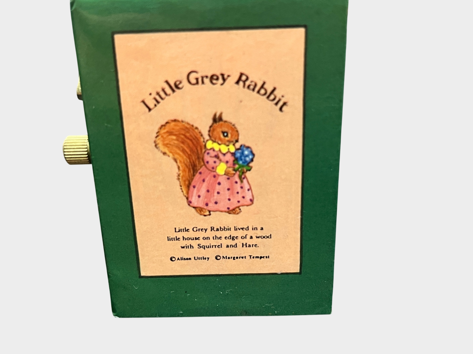 Vintage Sankyo Spieluhr „Little Grey Rabbit“ Fuzzypeg – Close to You Musikbox