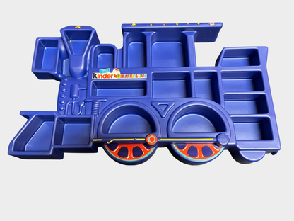 Kinder Überraschung Setzkasten Zug Lok Reise Wagen Figuren Display