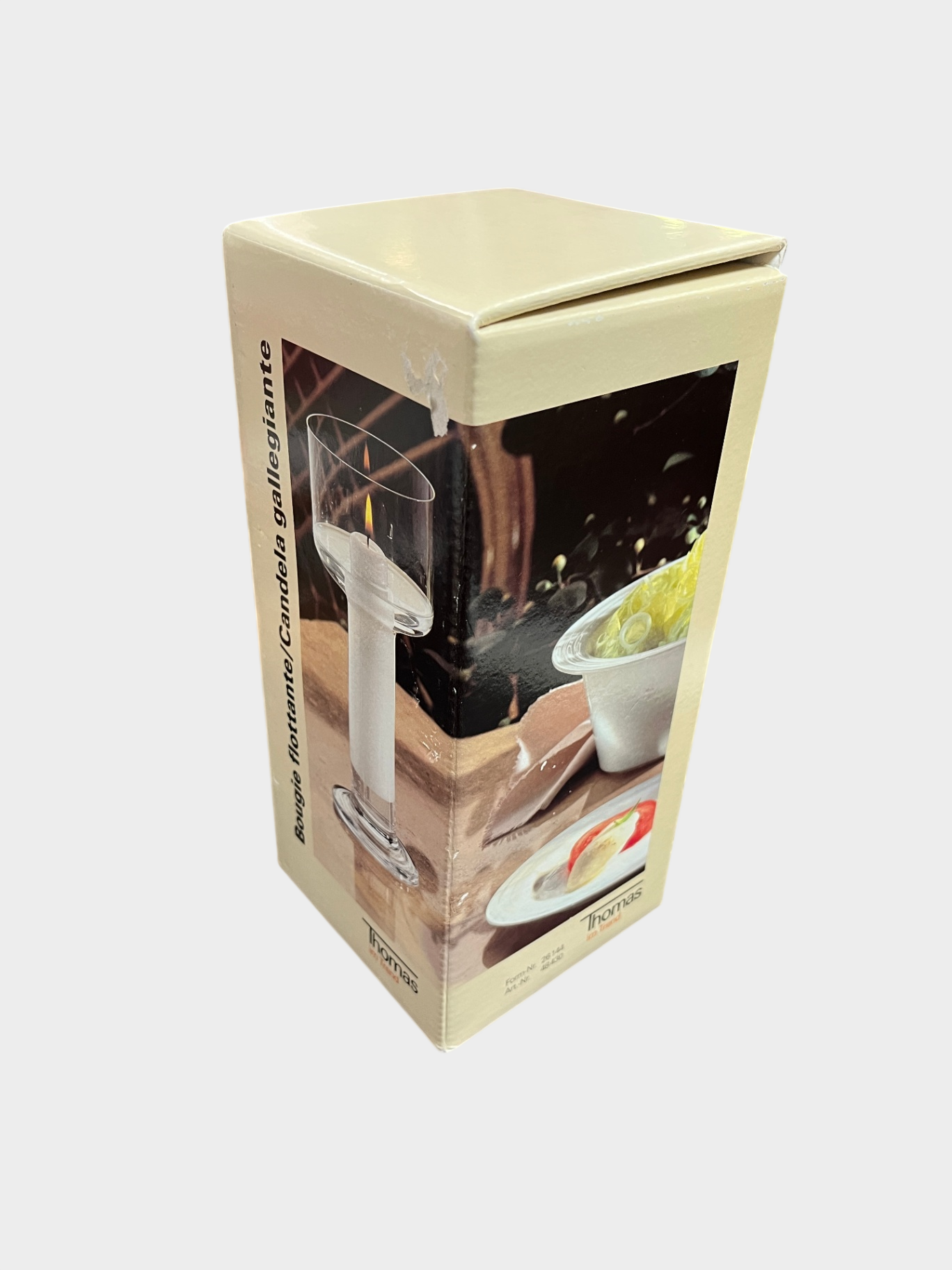 Thomas Trend Schwimmlicht Glas Kerzenhalter 21,5 cm OVP