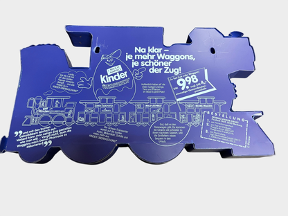 Kinder Überraschung Setzkasten Zug Lok Reise Wagen Figuren Display