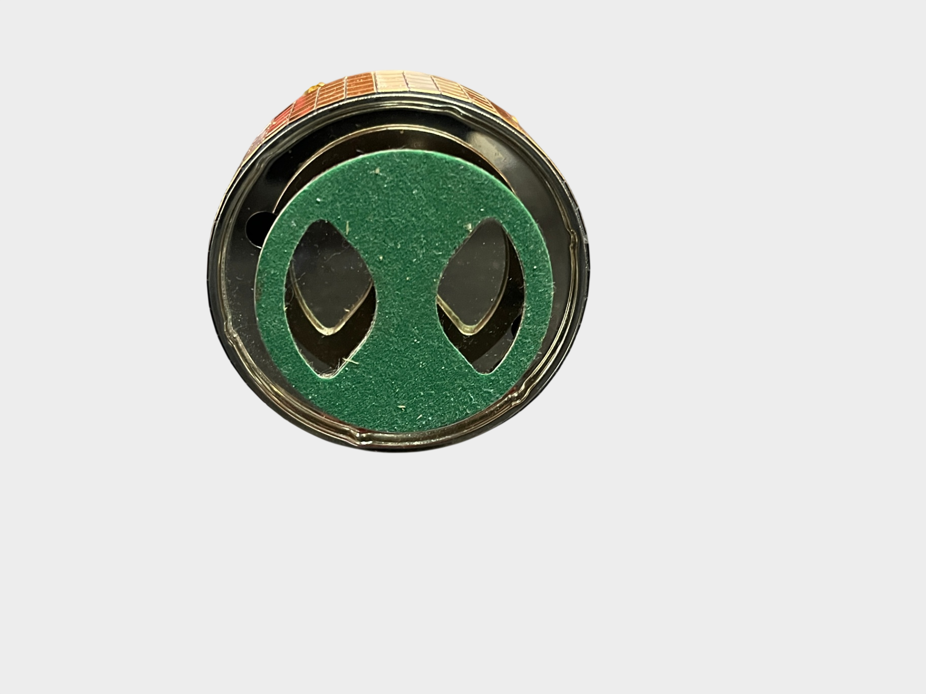 Metall-Spieluhr mit Kristall-Piano-Dekor und Aufzieh-Mechanismus