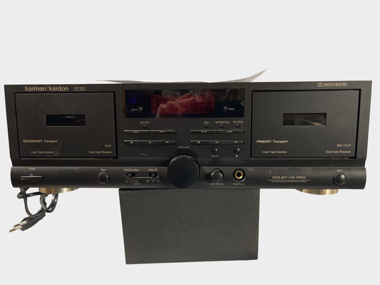 Harman Kardon DC520 Doppel Kassettendeck Dolby HX Pro Dual Auto Reverse defekt