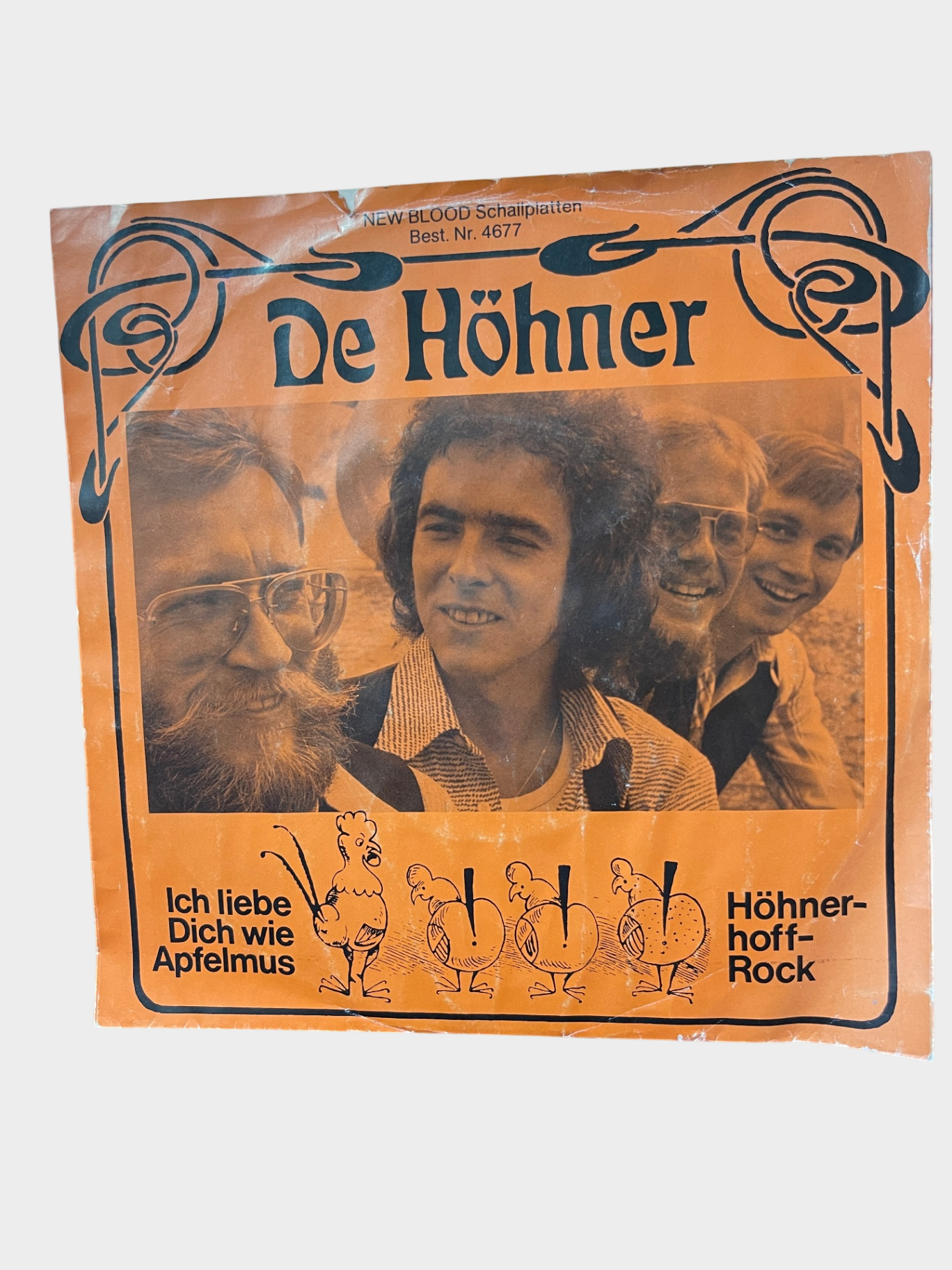 De Höhner Ich liebe Dich wie Apfelmus  Gebrauchsspuren auf Cover &Platte