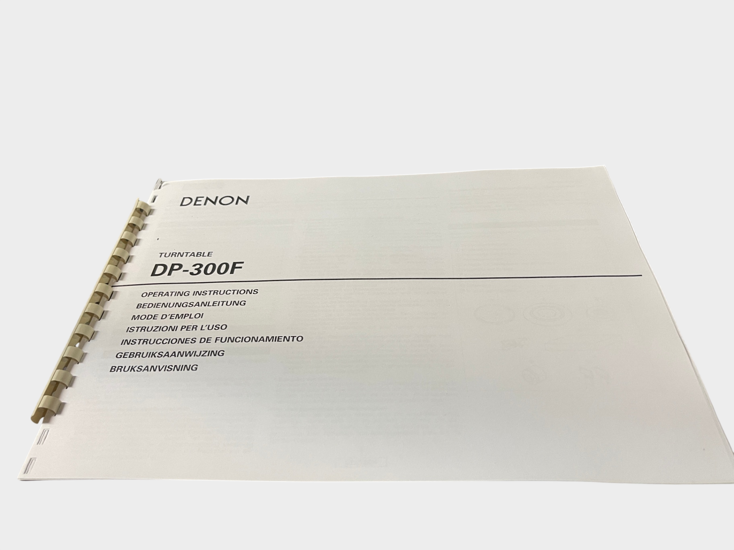 Denon DP-300F Vollautomatischer Plattenspieler in Silber/Champagner mit Anleitung