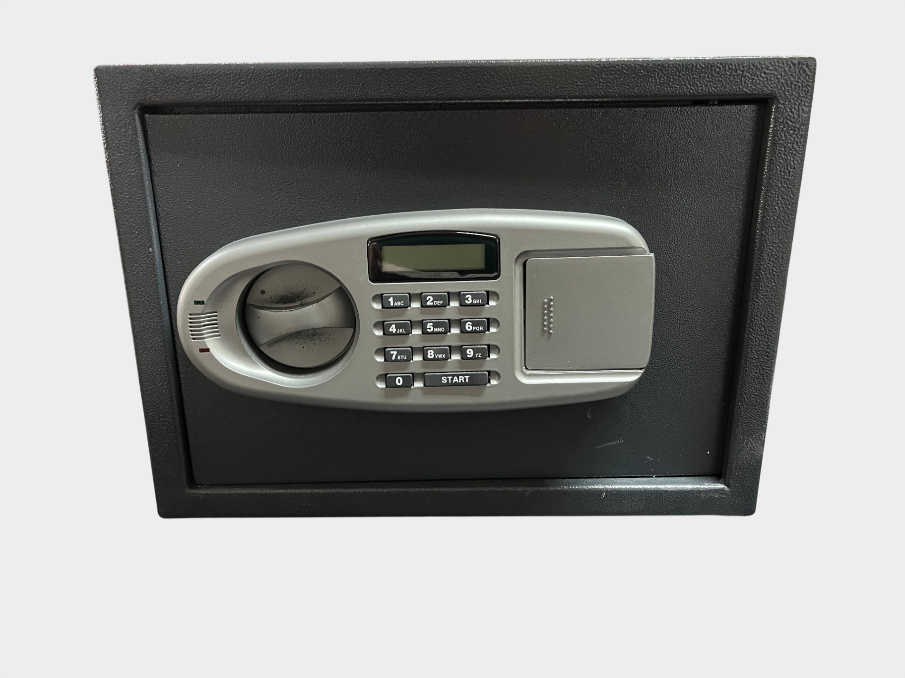 Elektronischer Möbeltresor Stahl Zahlenschloss LCD Display 2 Schlüssel