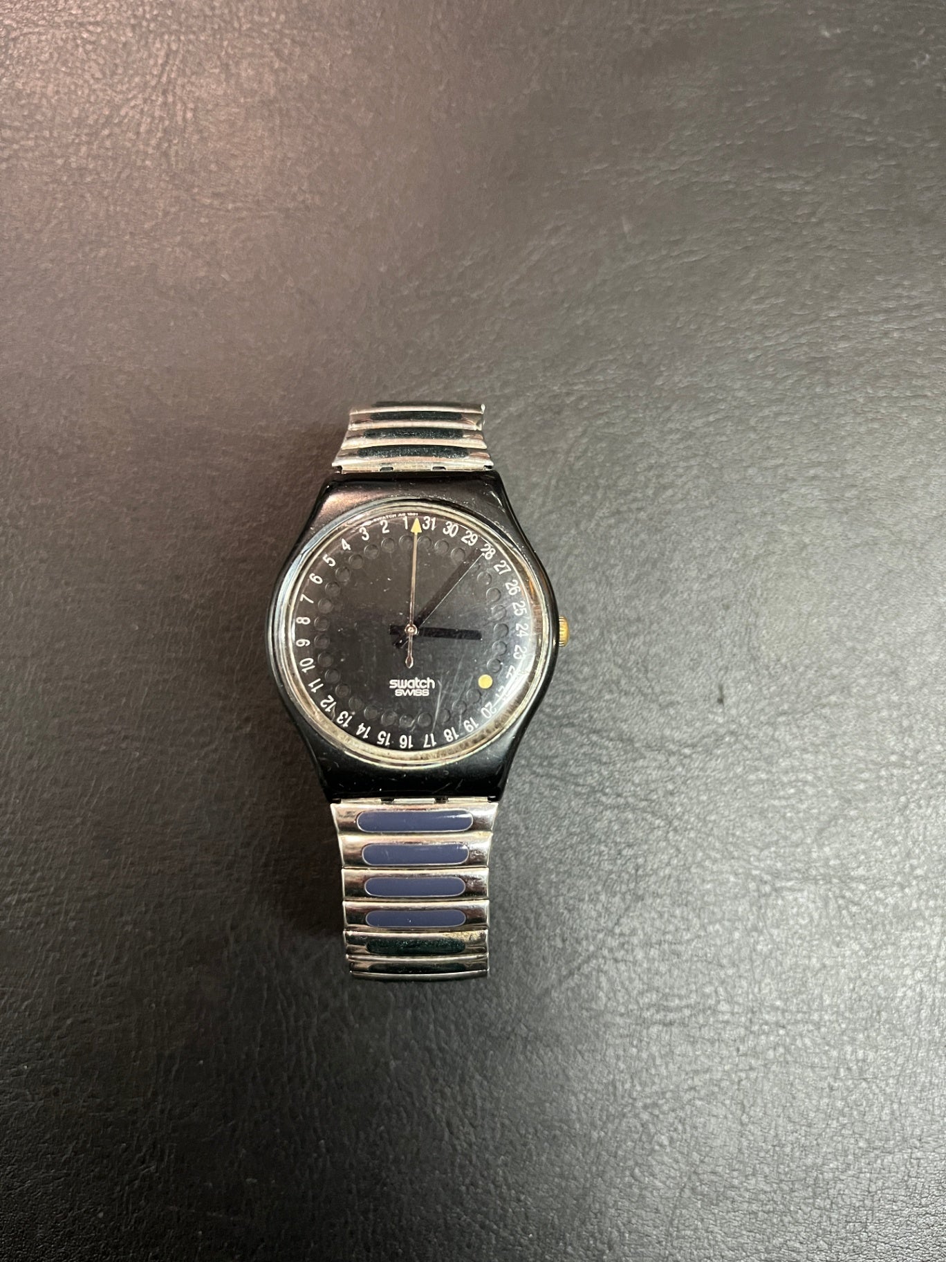 Swatch Gent GB414 Spot Flash Armbanduhr Swiss Quartz