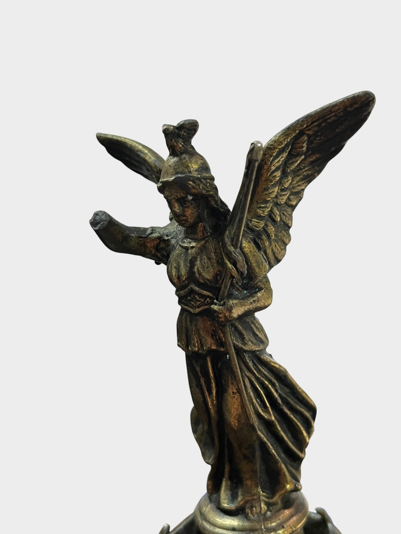 Siegessäule Berlin Viktoria Figur Metall Skulptur 40 cm beschädigt