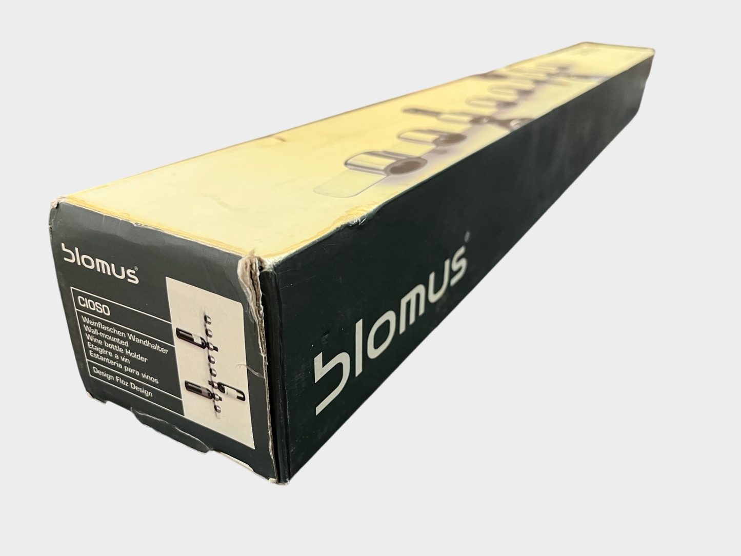 Blomus CIOSO Weinflaschen Wandhalter Edelstahl 8 Flaschen OVP