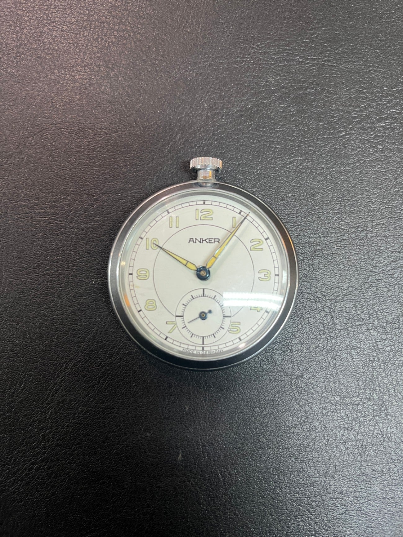 Anker Taschenuhr mechanisch Handaufzug Made in Germany