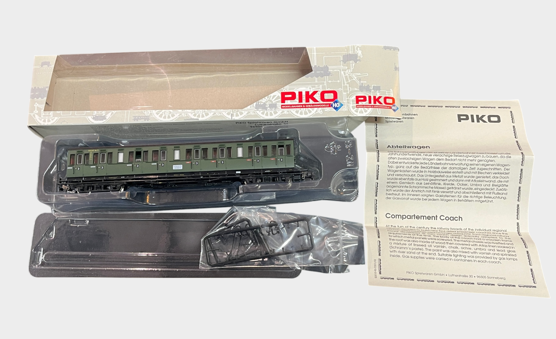 Piko 53211 H0 Abteilwagen DB neu OVP