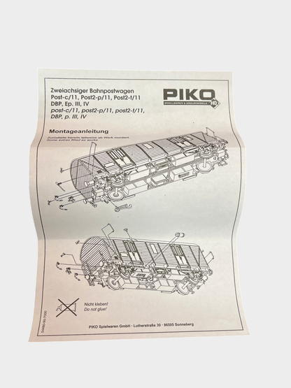 Piko 54480 H0 Bahnpostwagen DBP neu OVP