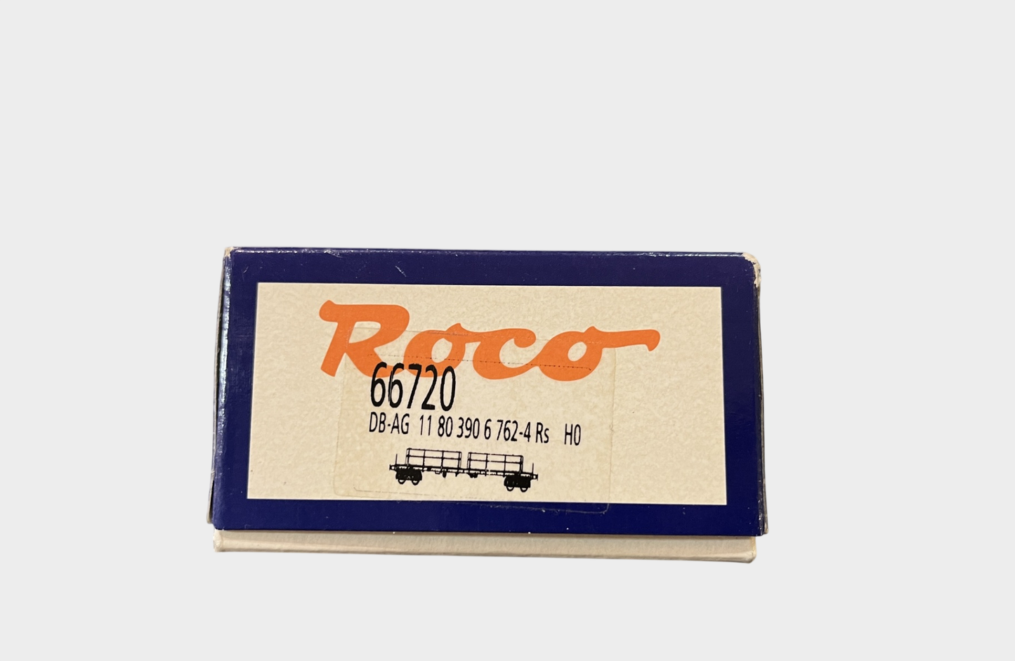 Roco H0 Rungenwagen DB AG 66720 Holzladung OVP