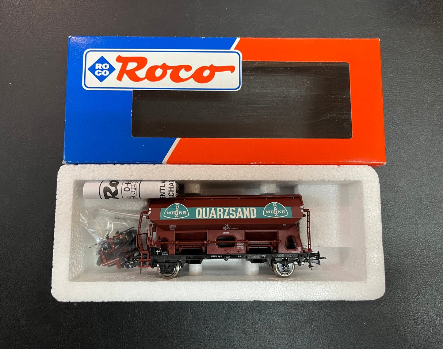 Roco 47481 H0 DB Selbstentladewagen Quarzsand OVP