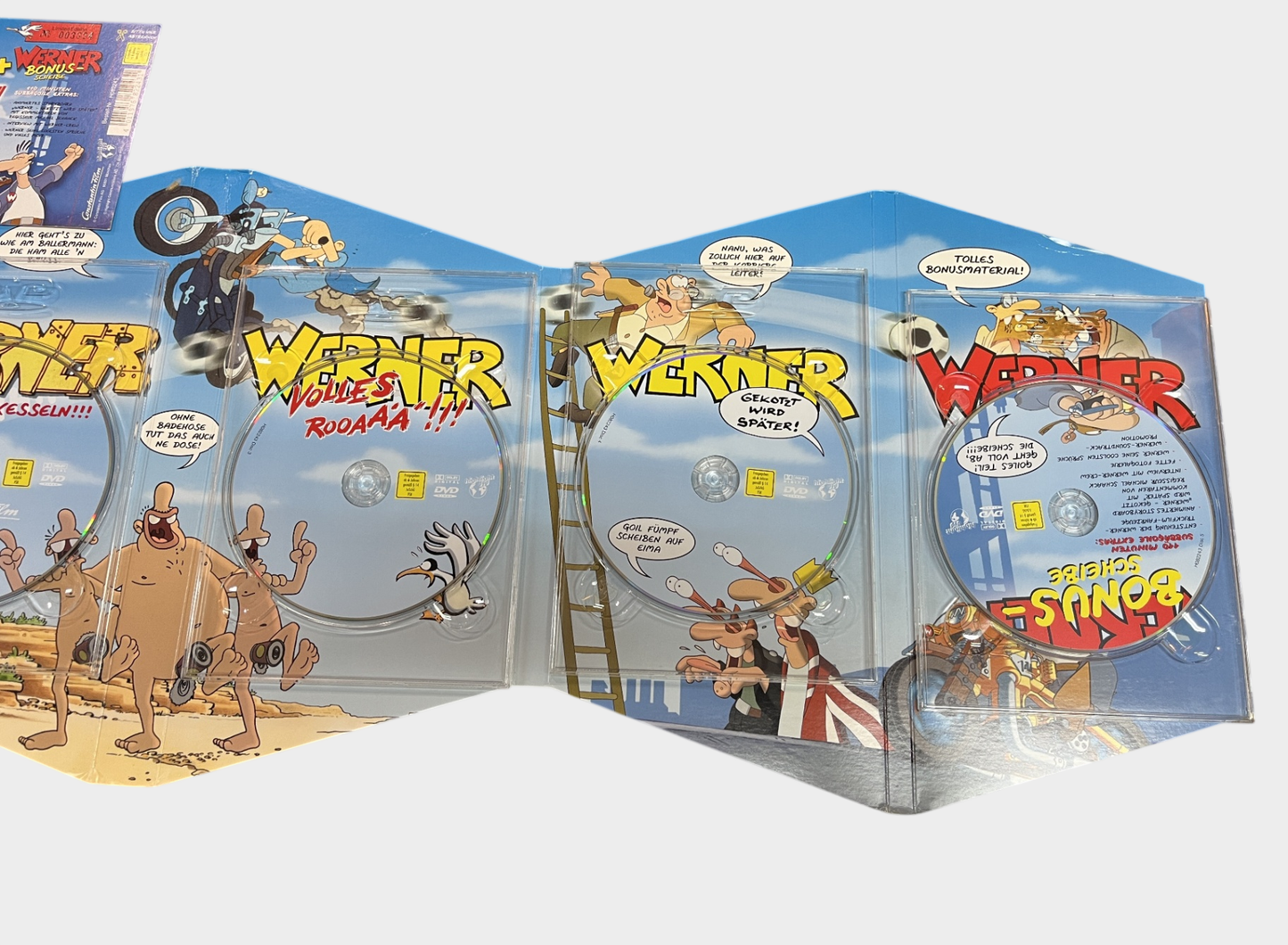 Werner DVD Box Set 5 Discs Bonusmaterial Digipack