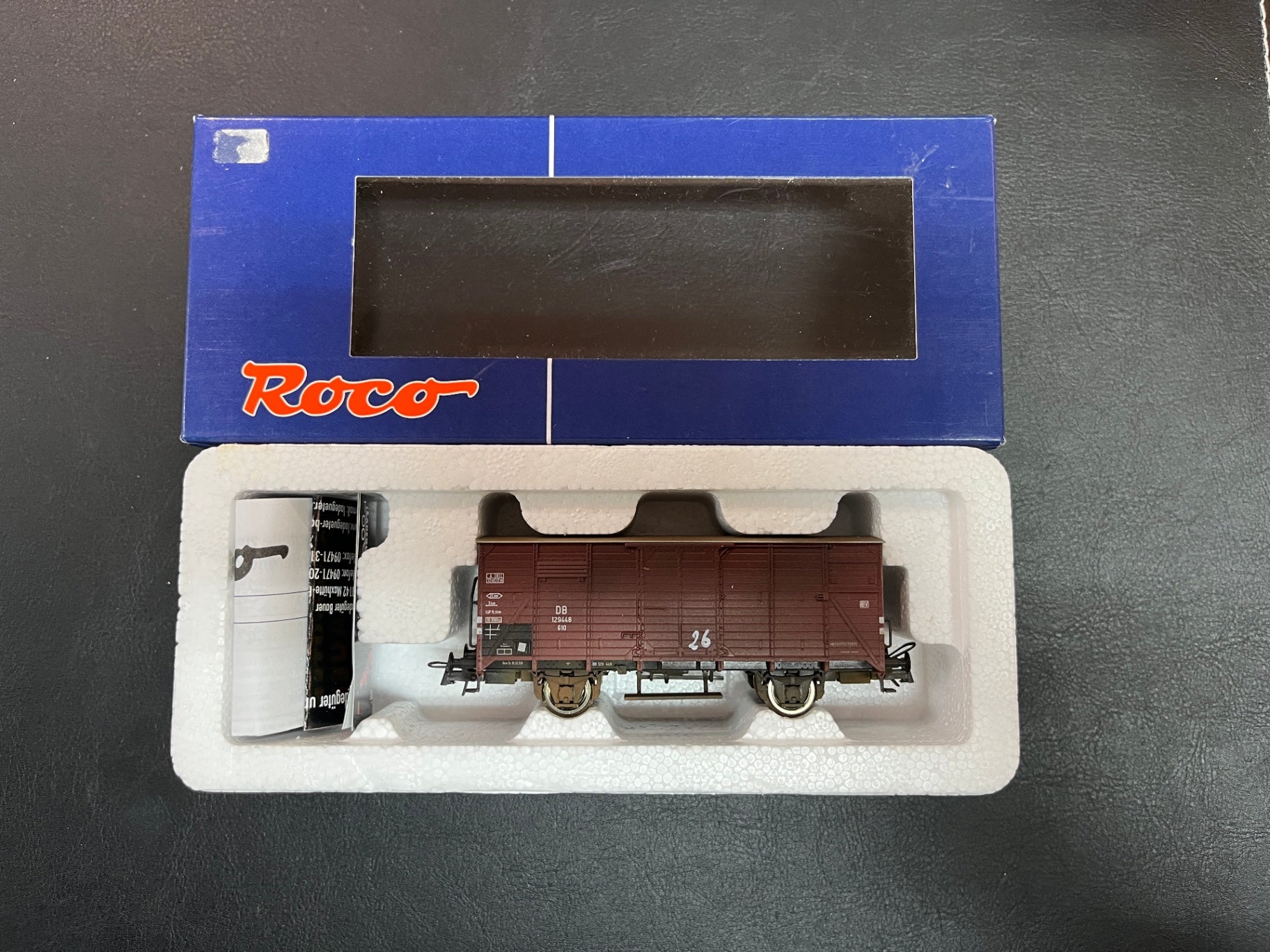 Roco H0 Gedeckter Güterwagen DB 67703 OVP