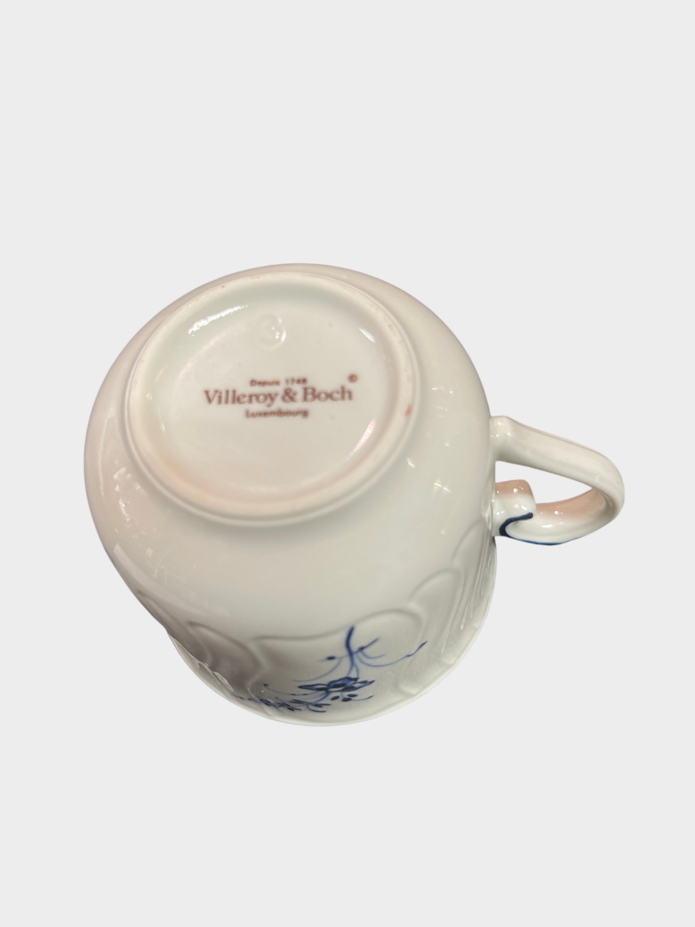 Original Villeroy & Boch Kaffeetasse aus der Serie Vieux Luxembourg.