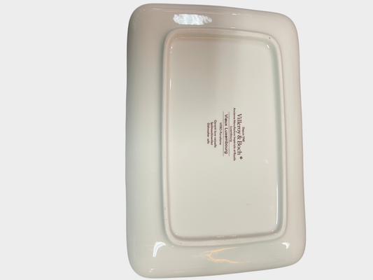 Villeroy & Boch Vieux Luxembourg Platte 20,5x14 cm Servierplatte Porzellan