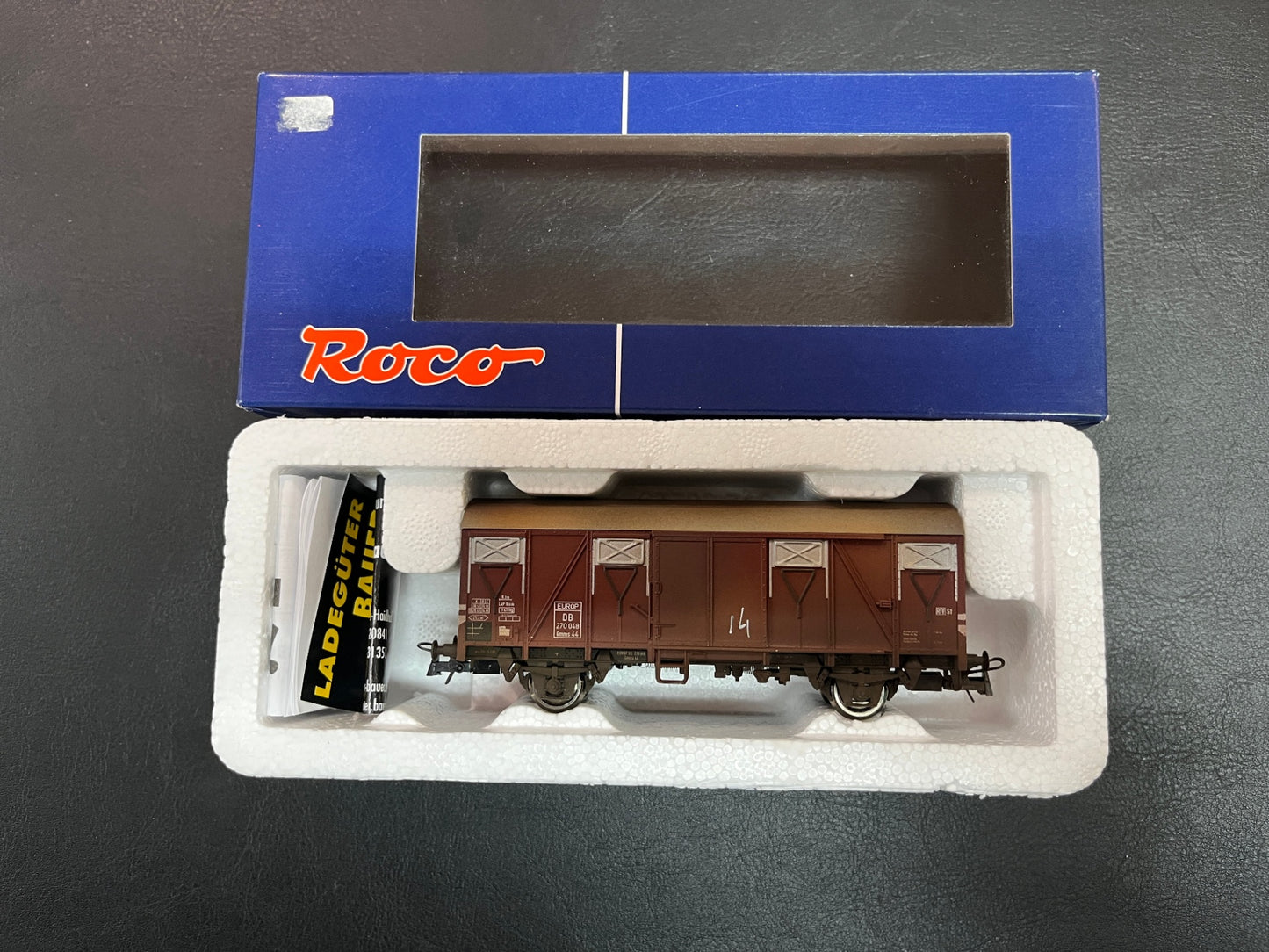 Roco H0 Güterwagen 67704 DB Gmms 44 OVP