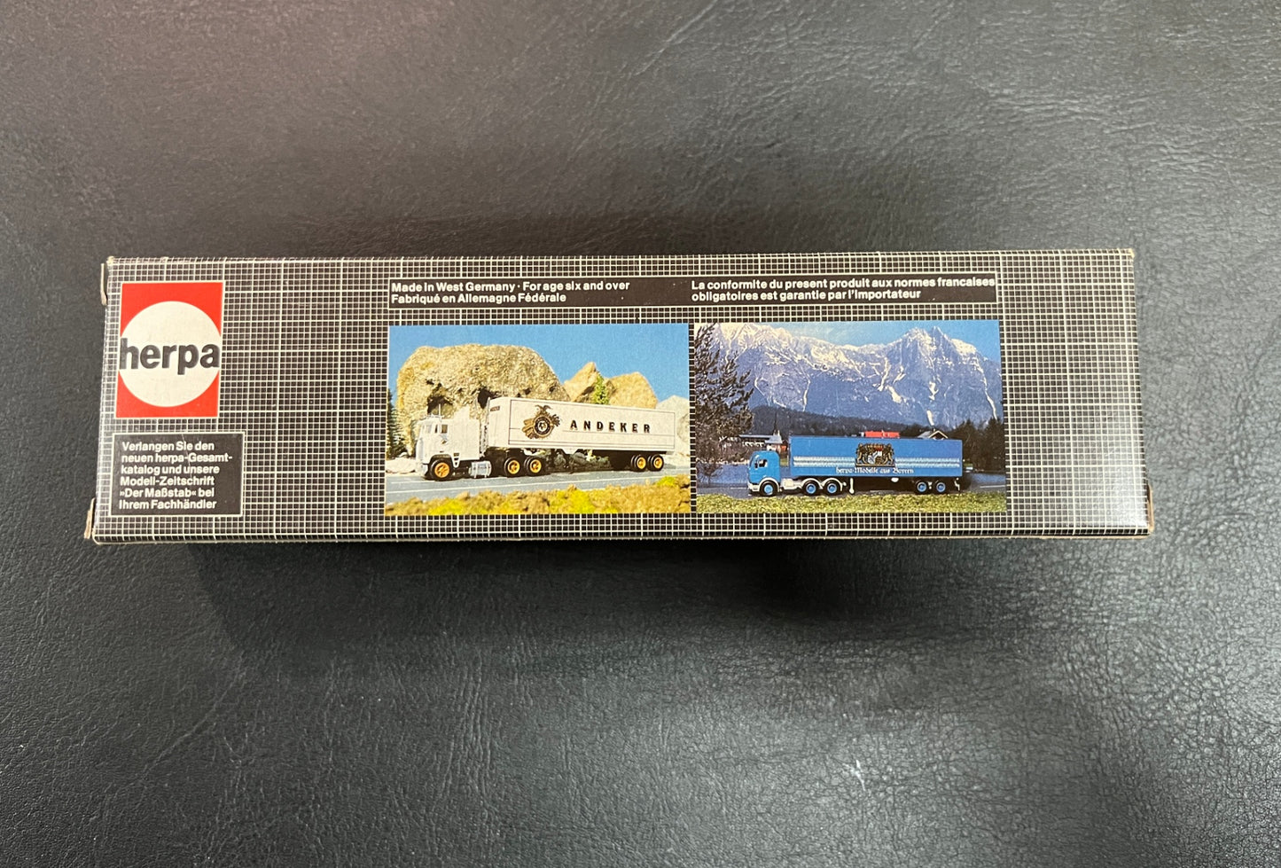 Herpa Bus MAN 3/84 Jägermeister Original Werbemodell 1:87 H0 OVP