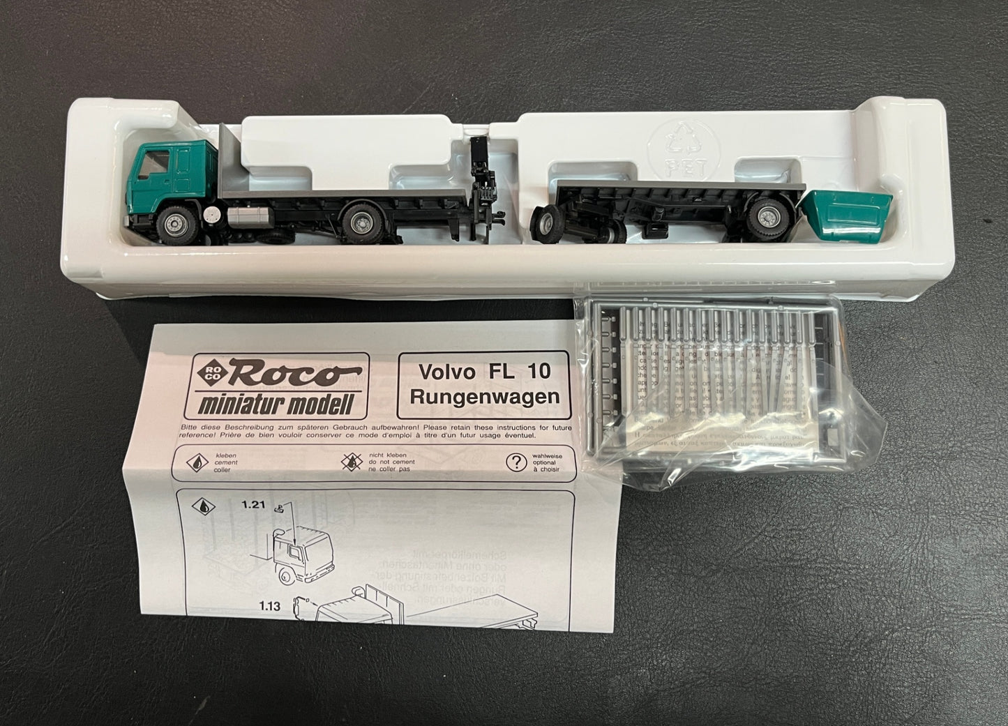 Roco 1597 Miniatur Modell Volvo LKW Holztransporter Neu OVP