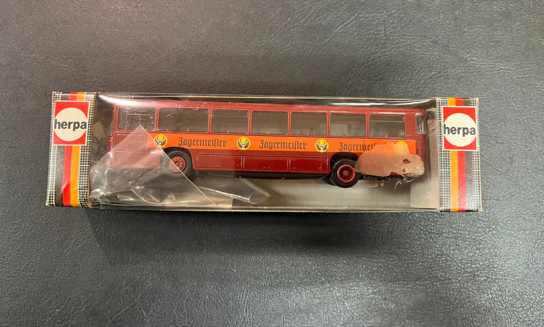 Herpa Bus MAN 3/84 Jägermeister Original Werbemodell 1:87 H0 OVP