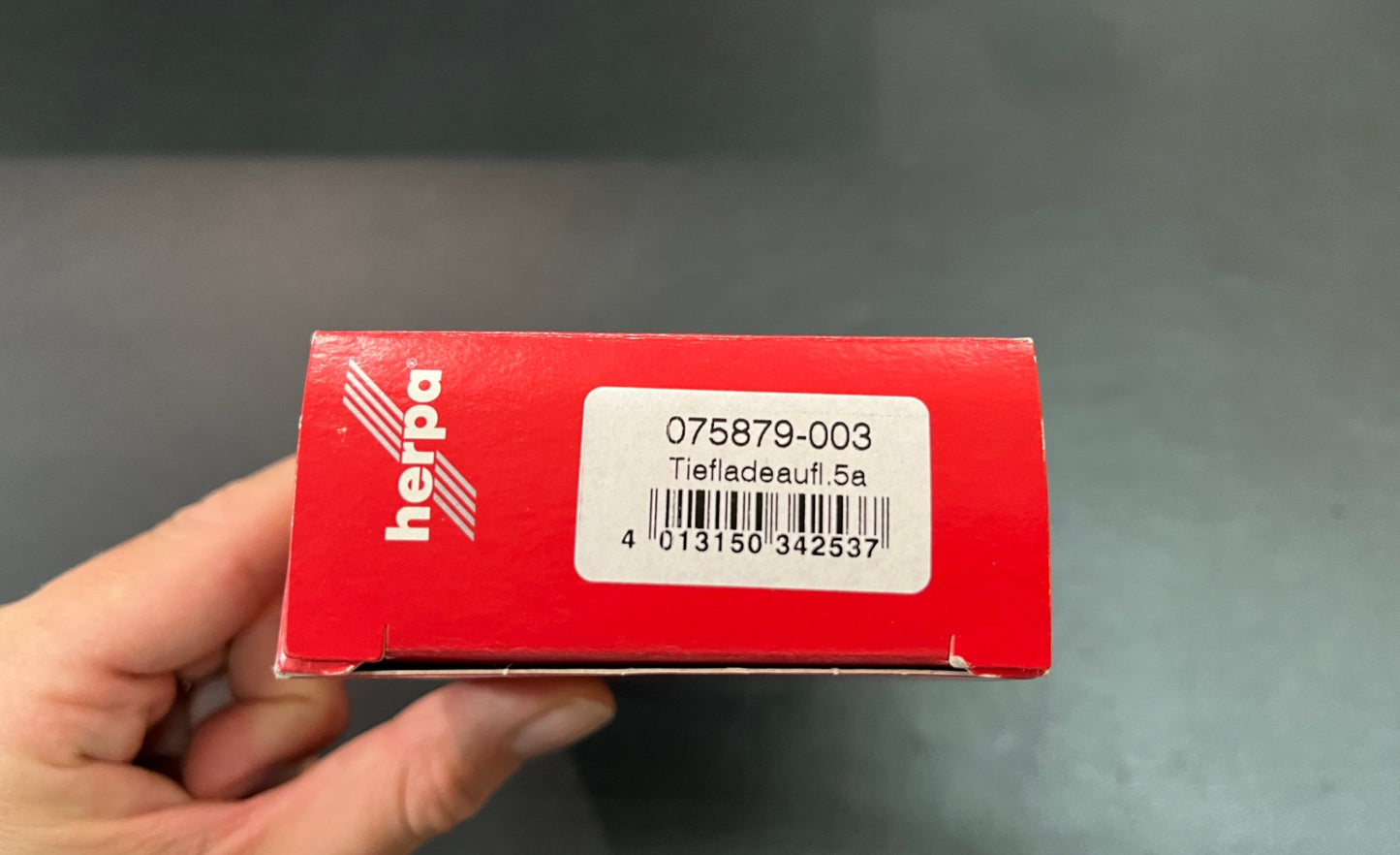 Herpa Miniaturmodell Tiefladeauflieger 1:87 H0 Neuwertig OVP