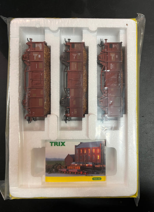 TRIX Express 24026 Zuckerrübentransport Wagenset Neuwertig OVP