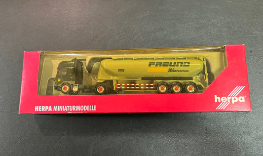 Herpa DAF CF 85 SZ Silo-Sattelzug Freund Neuwertig OVP
