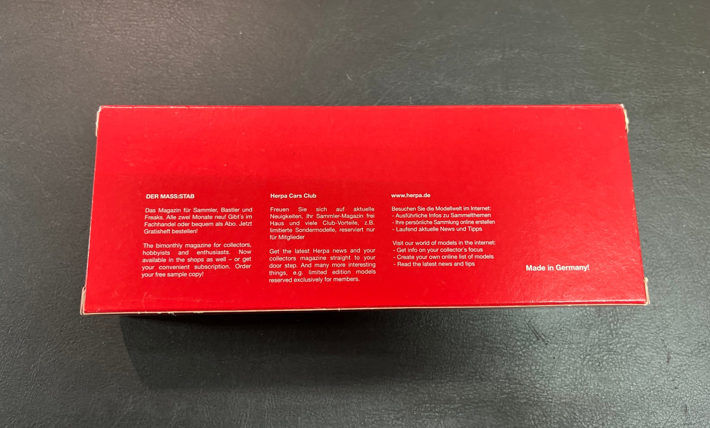 Herpa Miniaturmodell Tiefladeauflieger 1:87 H0 Neuwertig OVP