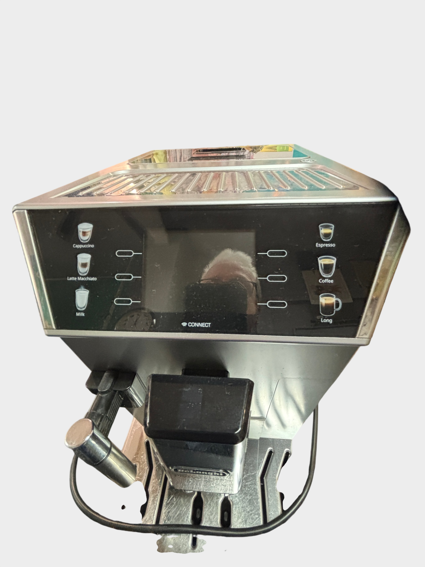 DeLonghi PrimaDonna Class Kaffeevollautomat ECAM55X.8Y, Silber/Schwarz