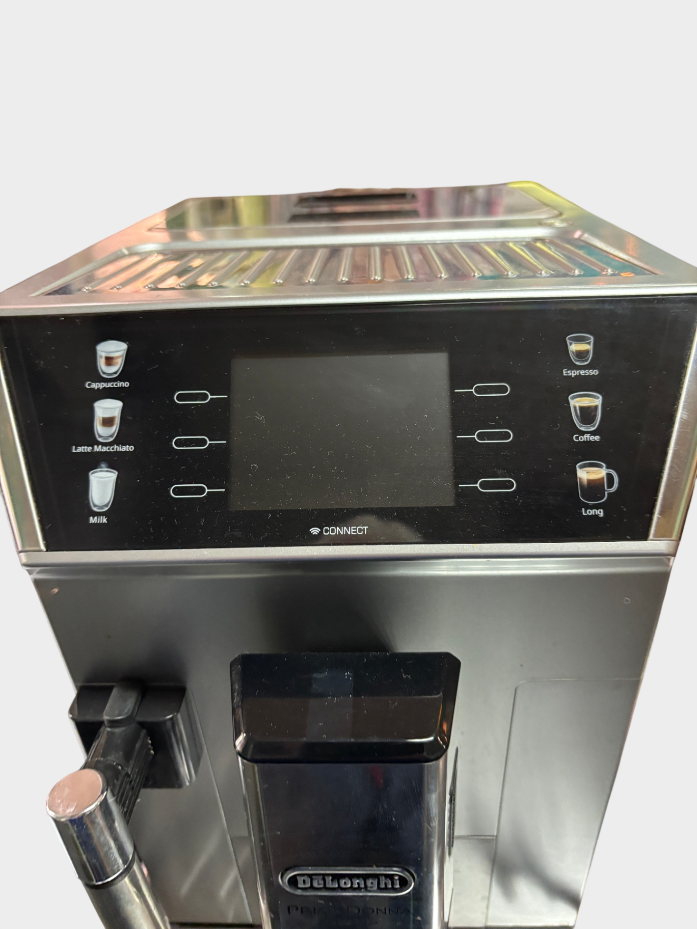 DeLonghi PrimaDonna Class Kaffeevollautomat ECAM55X.8Y, Silber/Schwarz