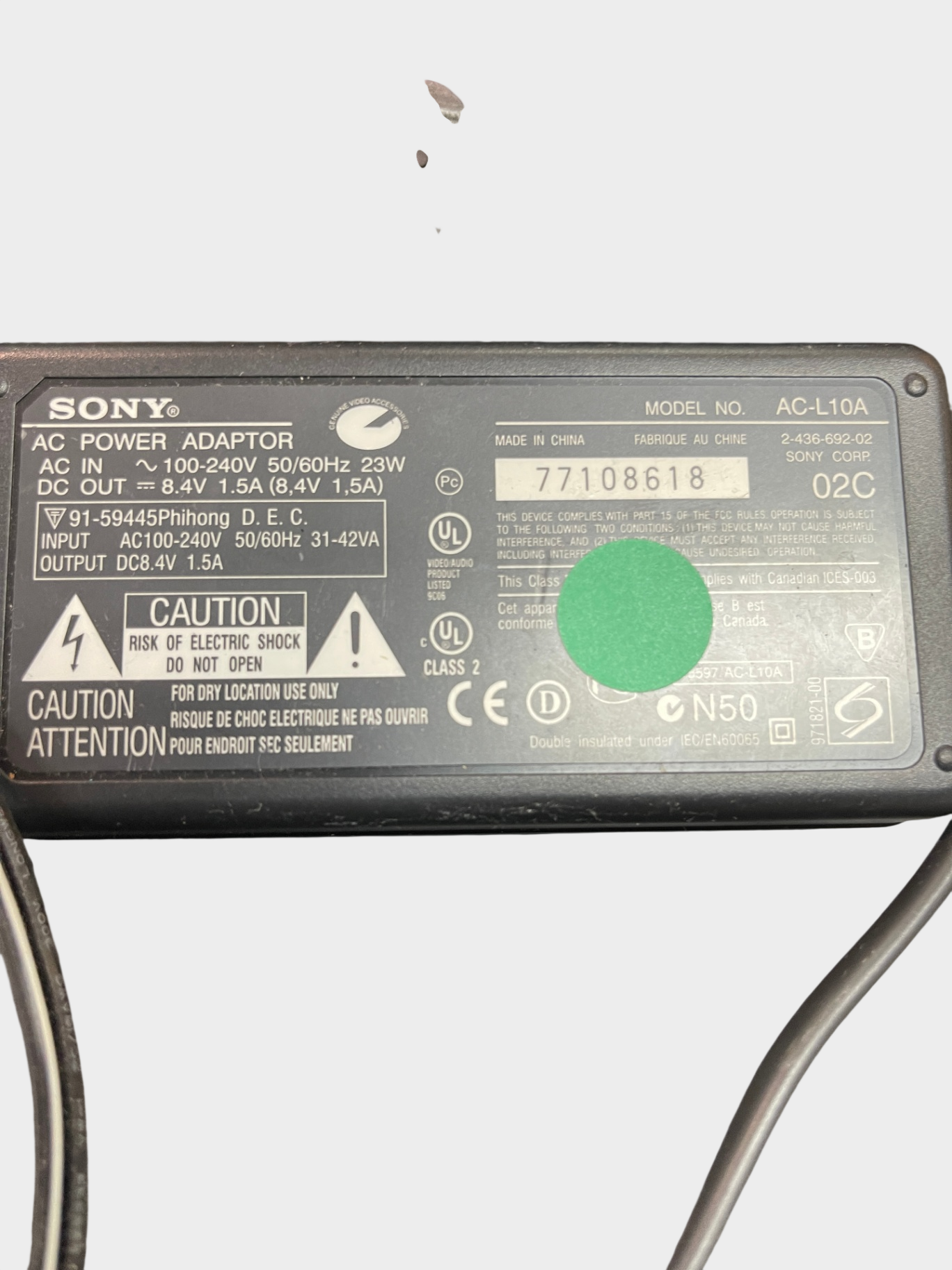 Sony Video8 Camcorder Handycam CCD-TRV37E Kamera mit Netzteil