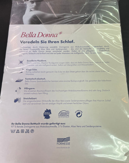 NEU Formesse Bella Donna Jersey Alto Spannbettlaken 90x190 - 100x220
