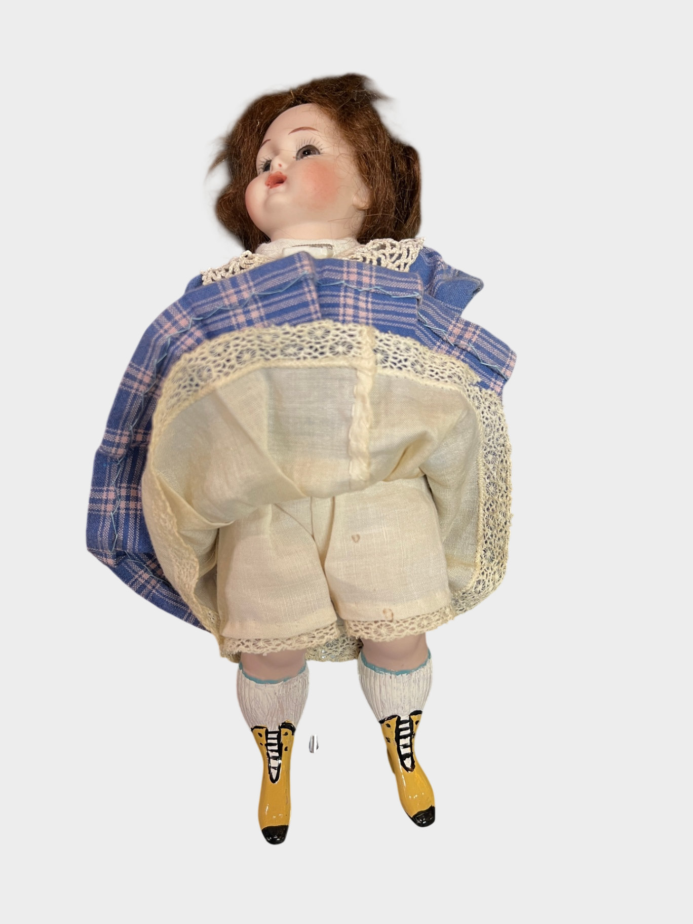 Biskuitporzellan Puppe FLOR 191098 S.C.S 24 cm Reproduktion Kleid