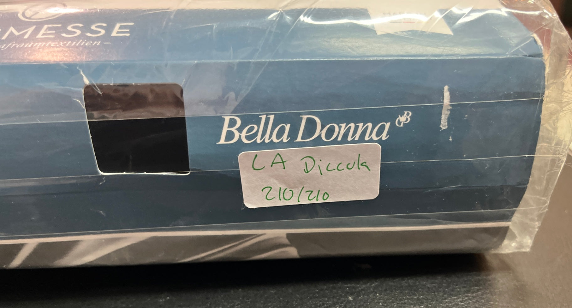 NEU Formesse Bella Donna Jersey La Piccola Spannbetttuch Topper 210x210 cm Schwarz OVP