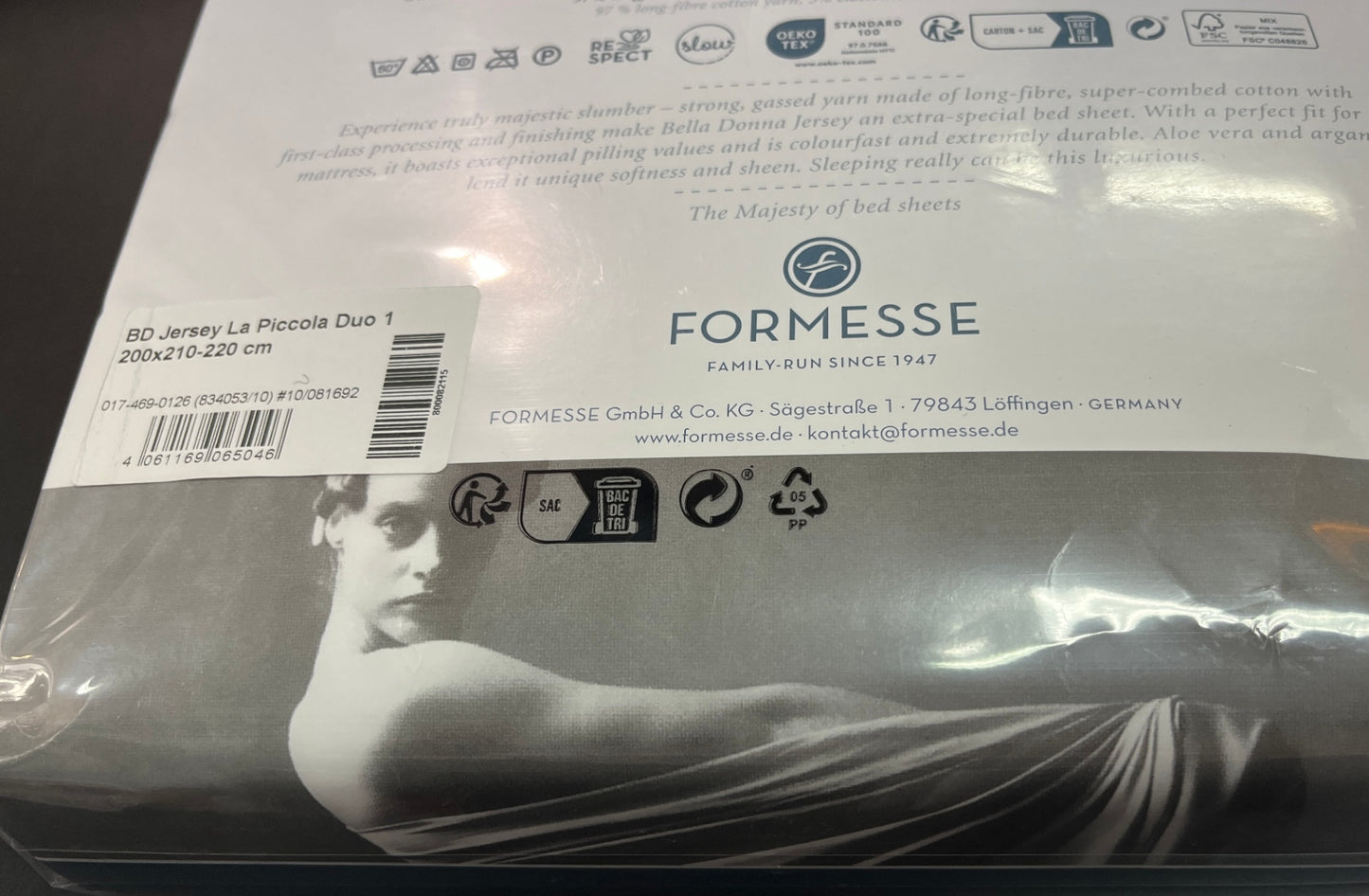 NEU Formesse Bella Donna Jersey La Piccola Duo 1 Topper 200x210-220 cm OVP