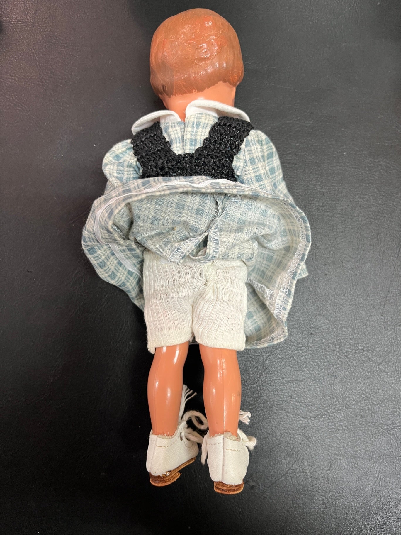 Cellba Trachtenpuppe Zelluloid ca 22 cm Kleidung original