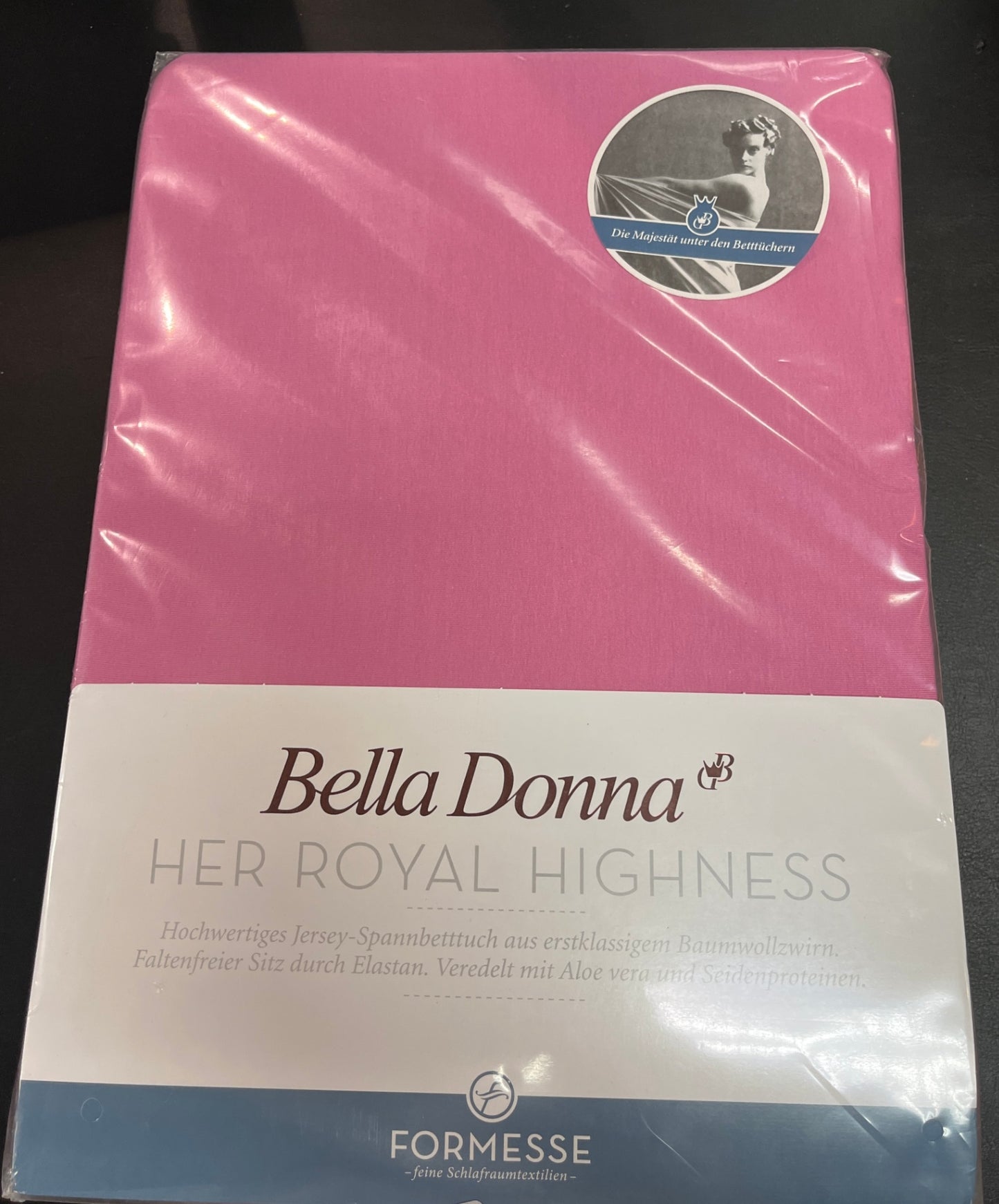 NEU Formesse Bella Donna Jersey Spannbetttuch 90/190-100/220 cm