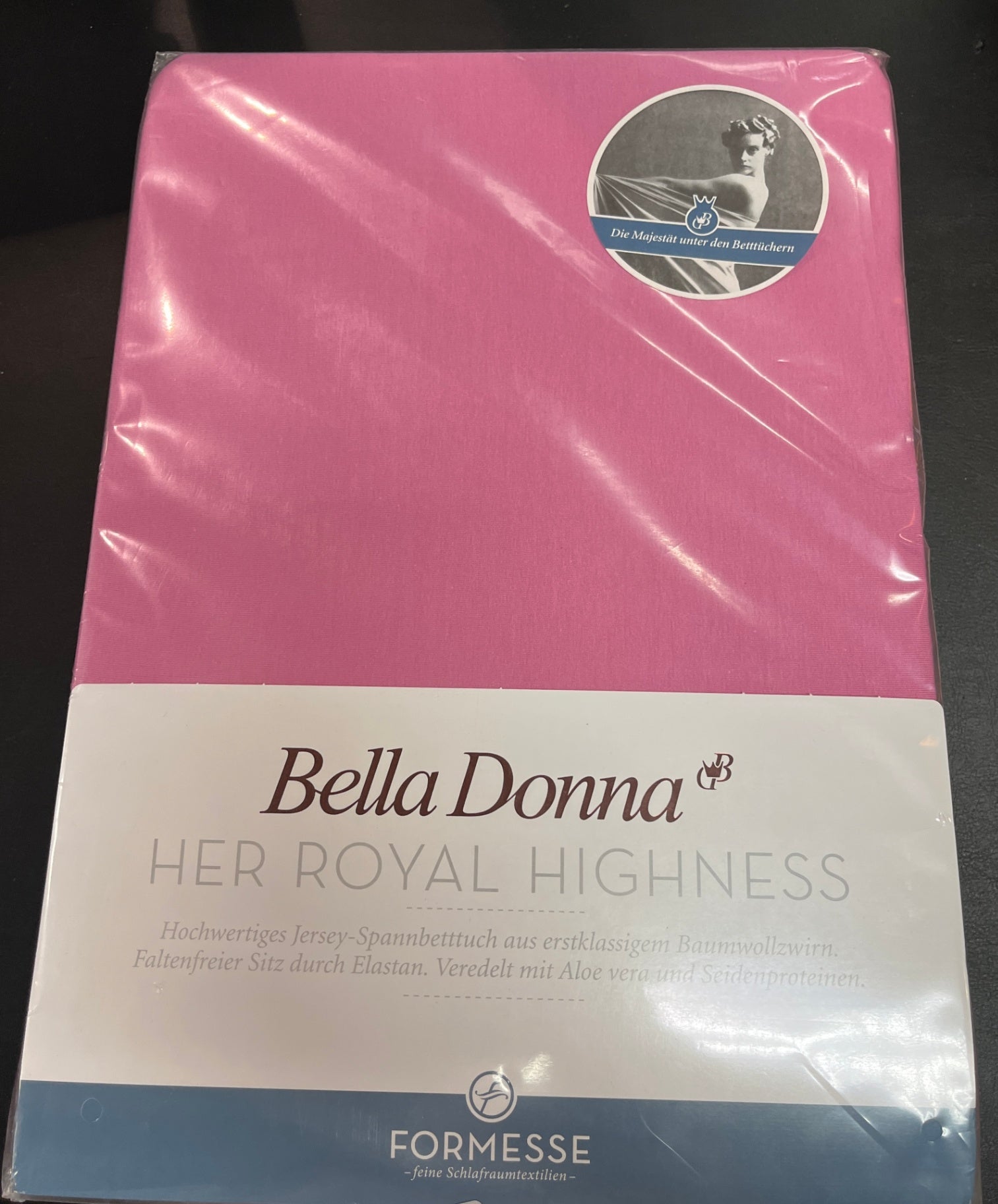 NEU Formesse Bella Donna Jersey Spannbetttuch 90/190-100/220 cm