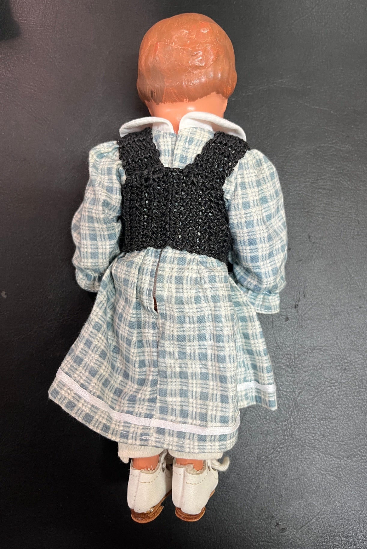 Cellba Trachtenpuppe Zelluloid ca 22 cm Kleidung original