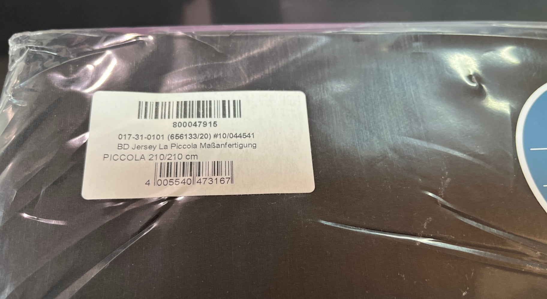 NEU Formesse Bella Donna Jersey La Piccola Spannbetttuch Topper 210x210 cm Schwarz OVP
