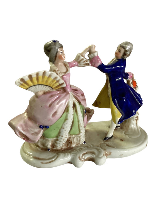 Porzellan Figur Tanzpaar Rokoko Stil Germany Nr 20356 ca 9 cm