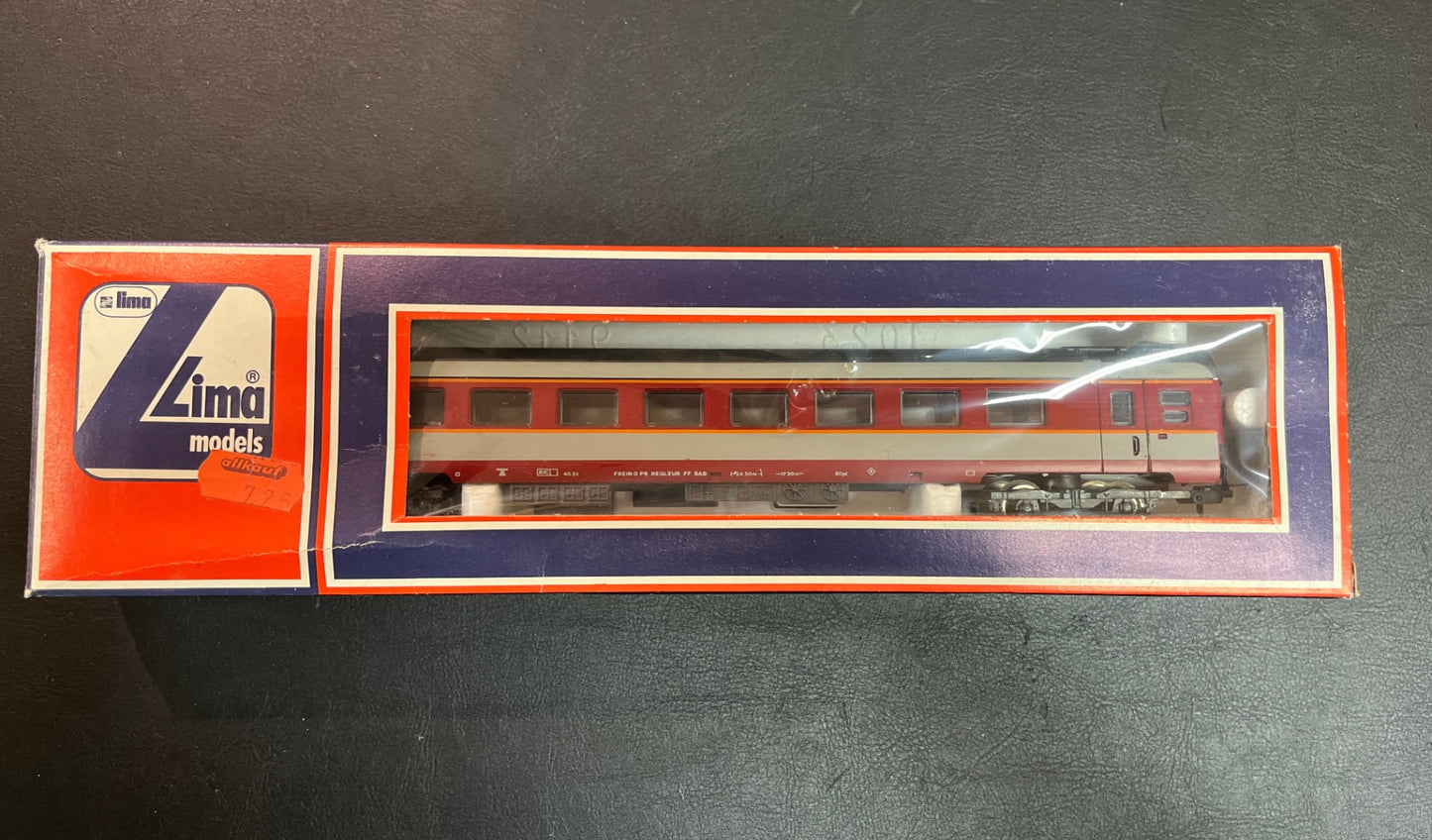 Lima H0 Personenwagen 309128 SNCF rot/beige OVP Vintage Modellbahn