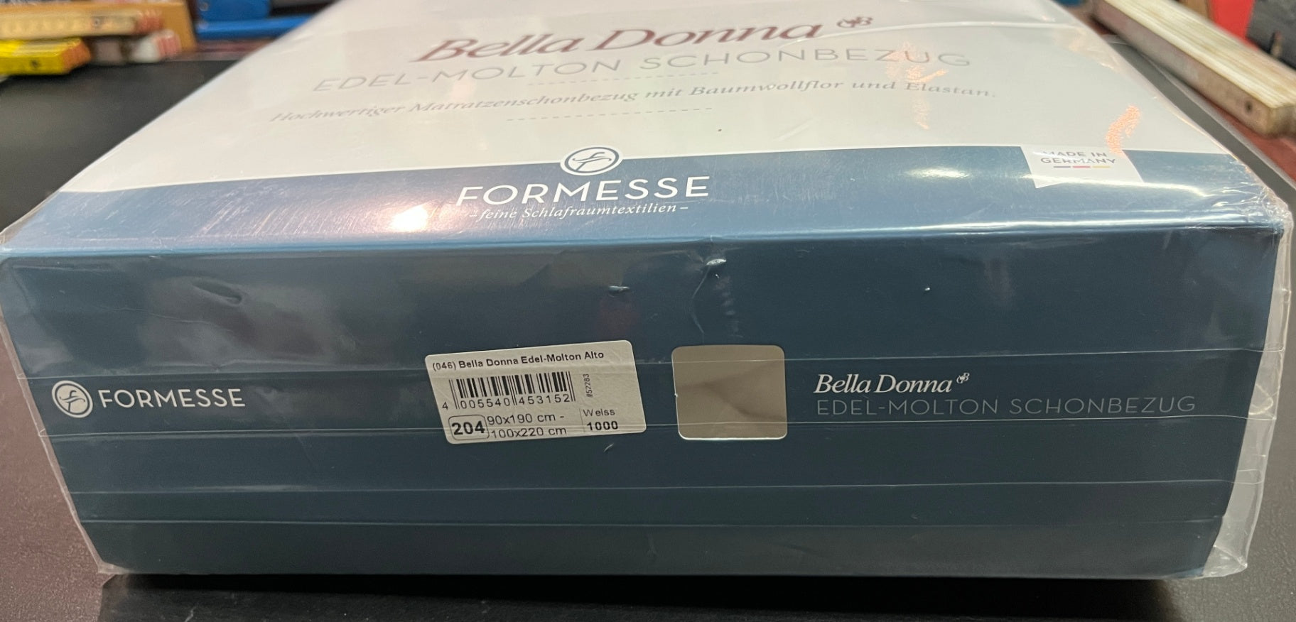NEU Formesse Bella Donna Edel Molton Schonbezug Alto Weiß 90x190/200-100x220 cm