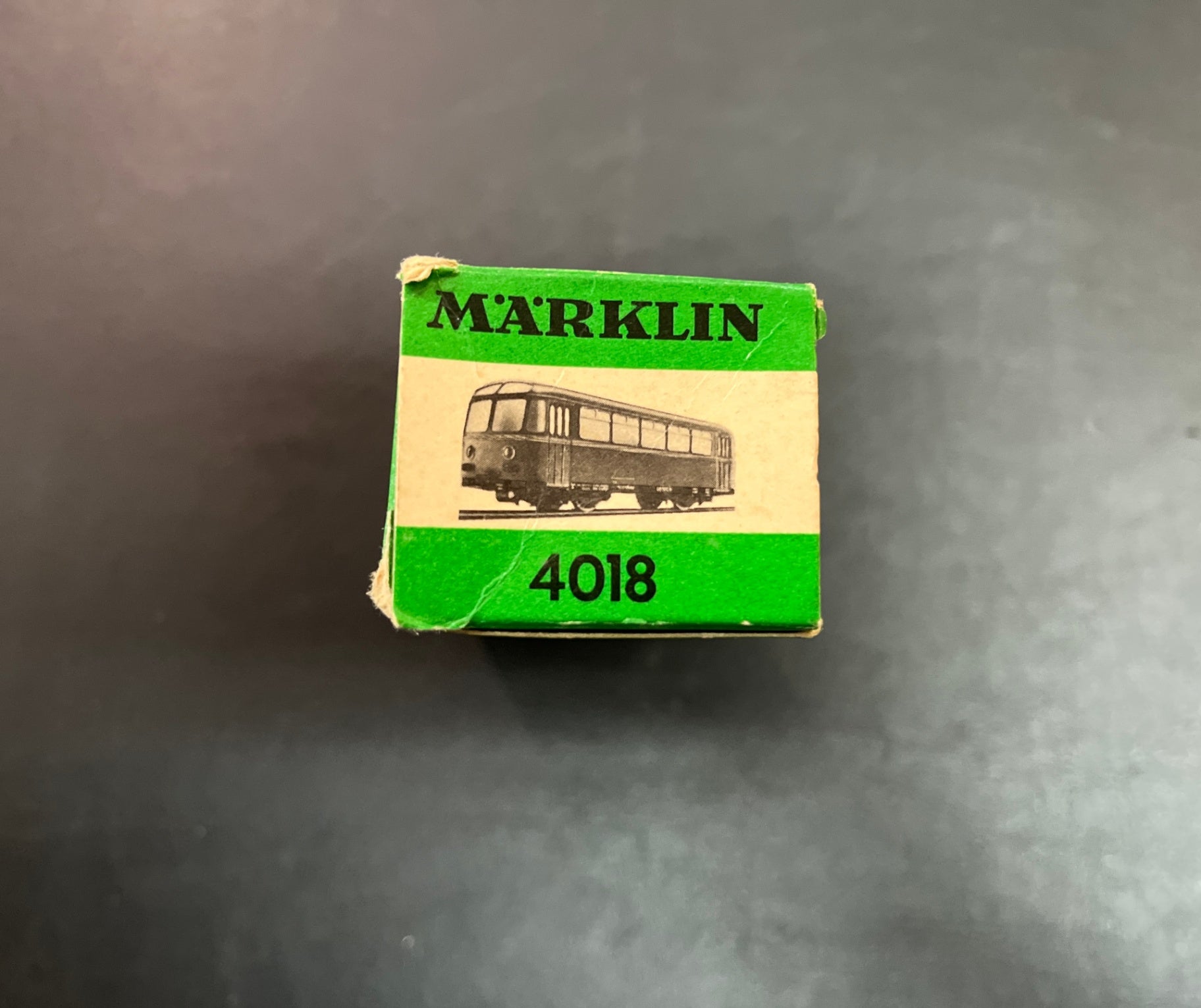 Märklin 3016 + 4018 Schienenbus VT98 + Beiwagen DB H0 OVP funktionstüchtig